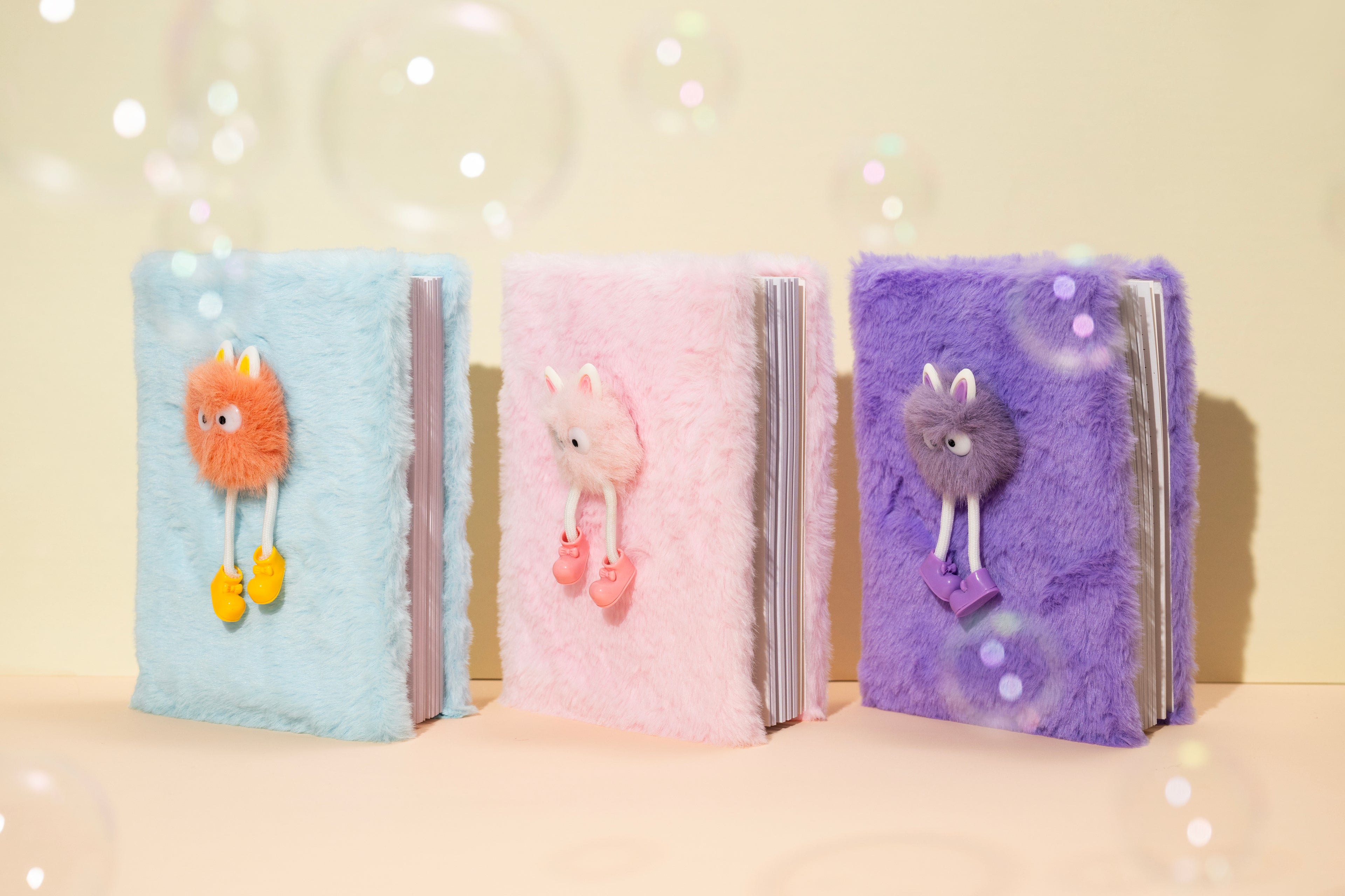 Blue Pitter Paws Plush Diary