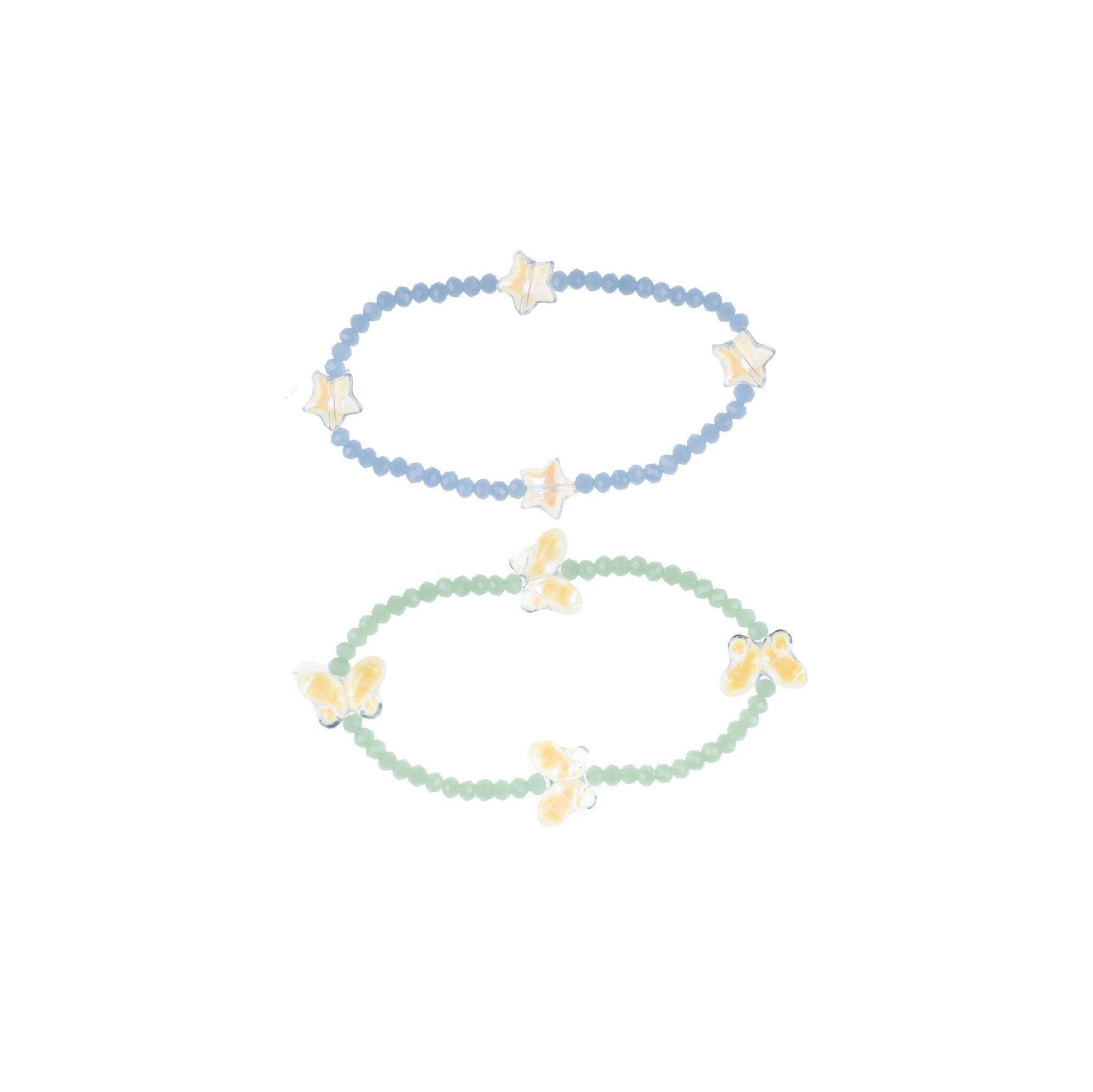 Dew Drop Stretchable Bracelet - Blue