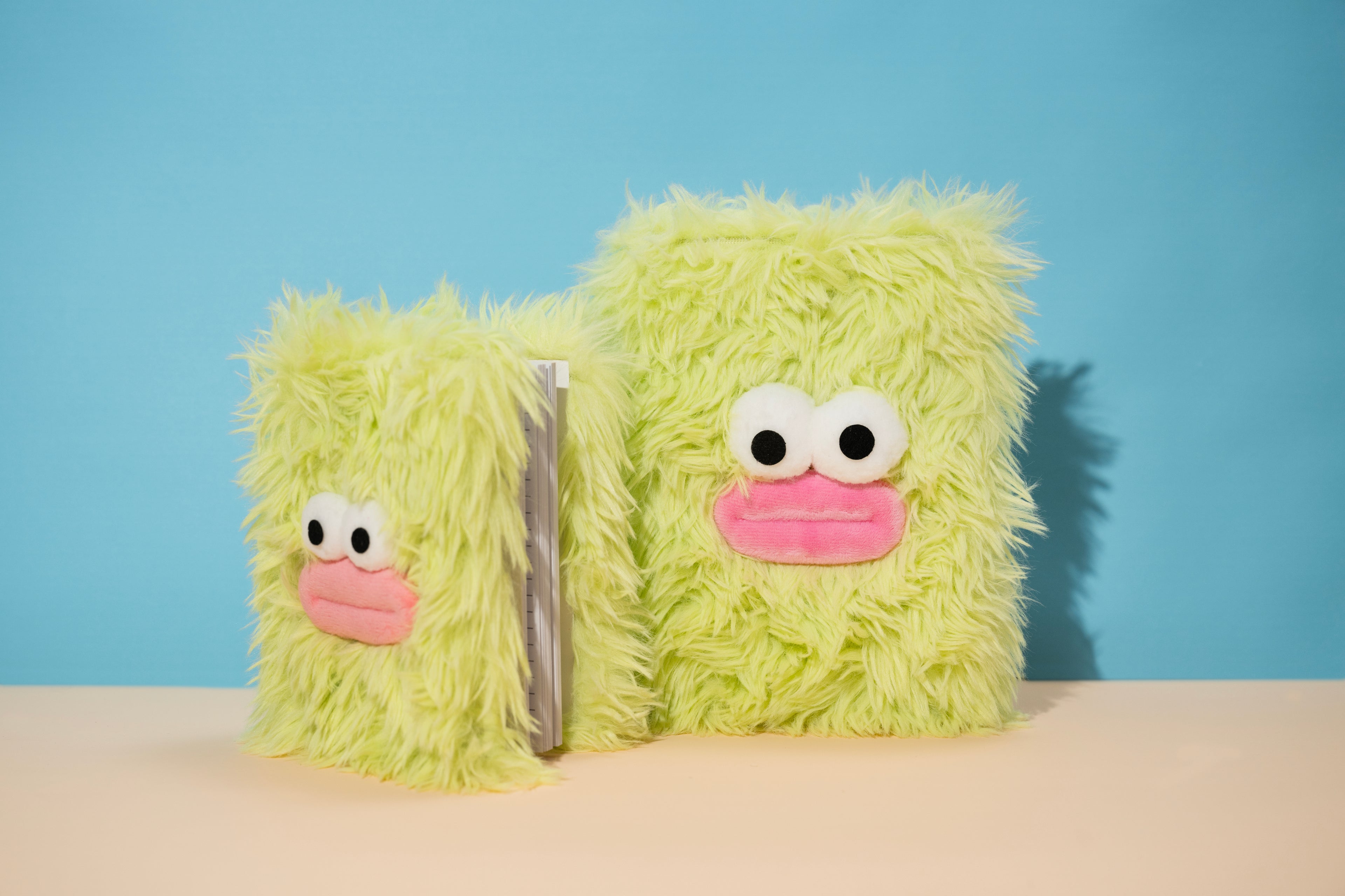 Green Fluff Monster - Plush Diary
