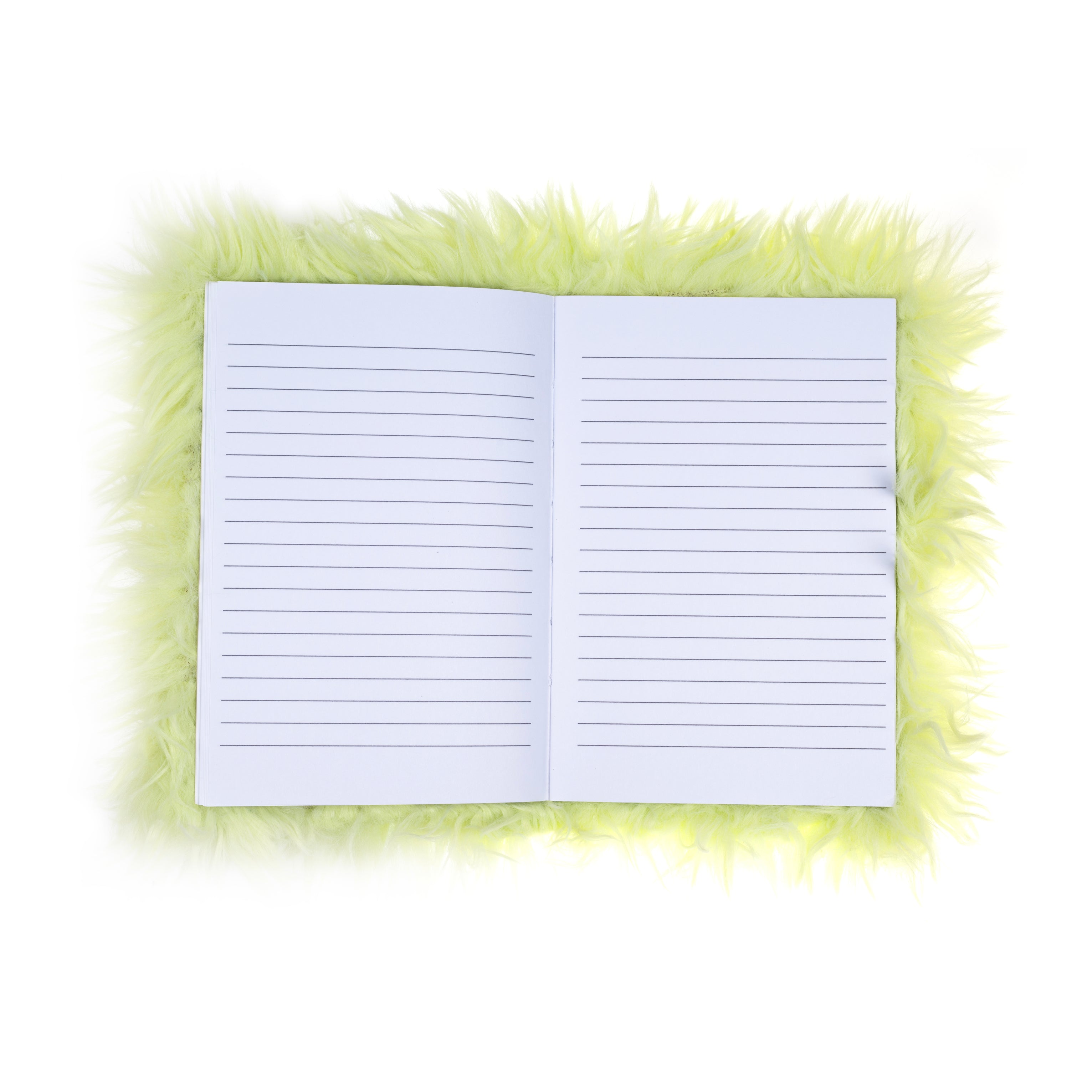 Green Fluff Monster - Plush Diary