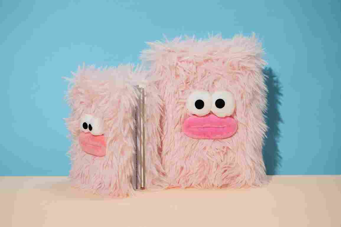 Green Fluff Monster - Plush Diary