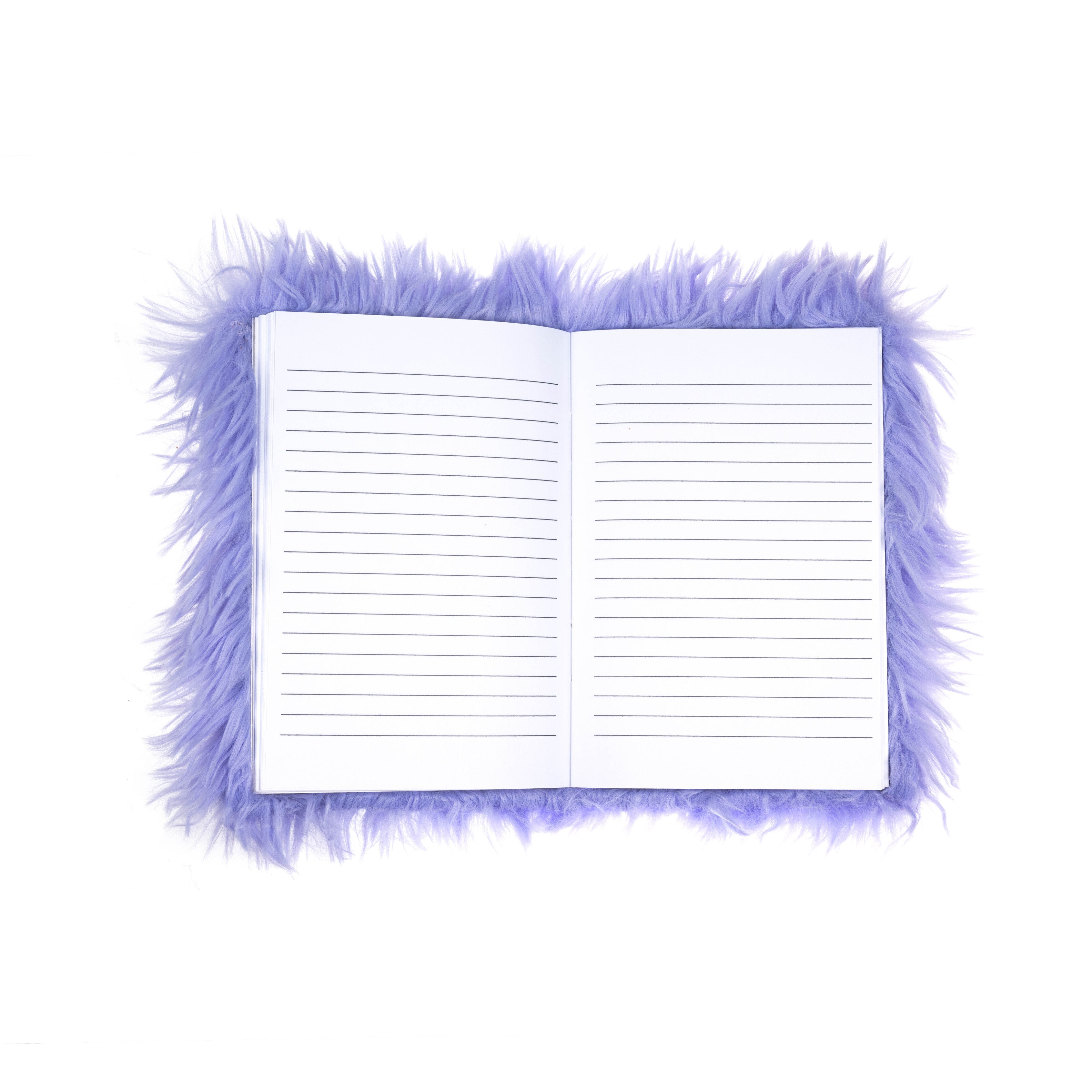 Purple Fluff Monster - Plush Diary