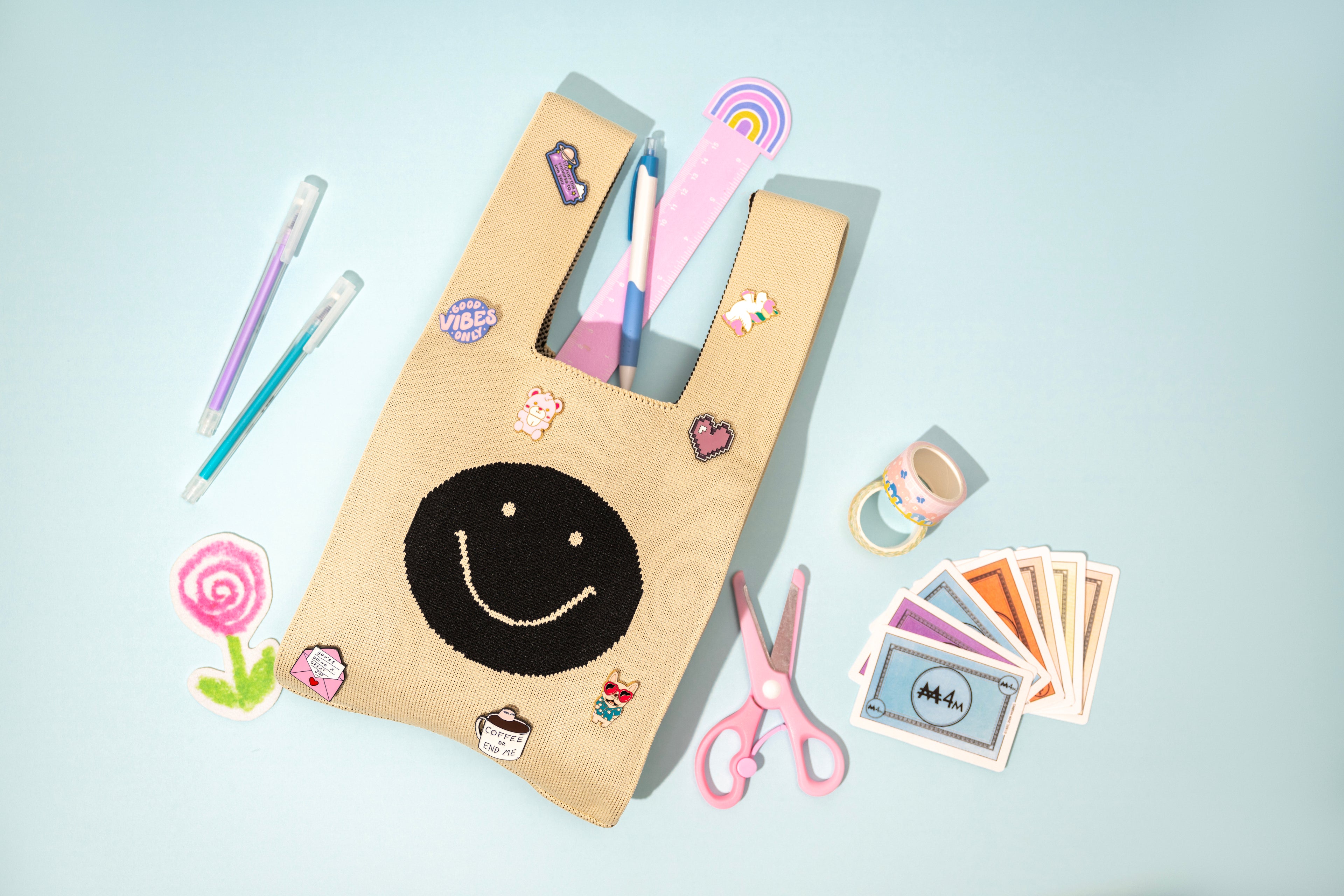 Smiles To-Go + 8 Enamel Pins