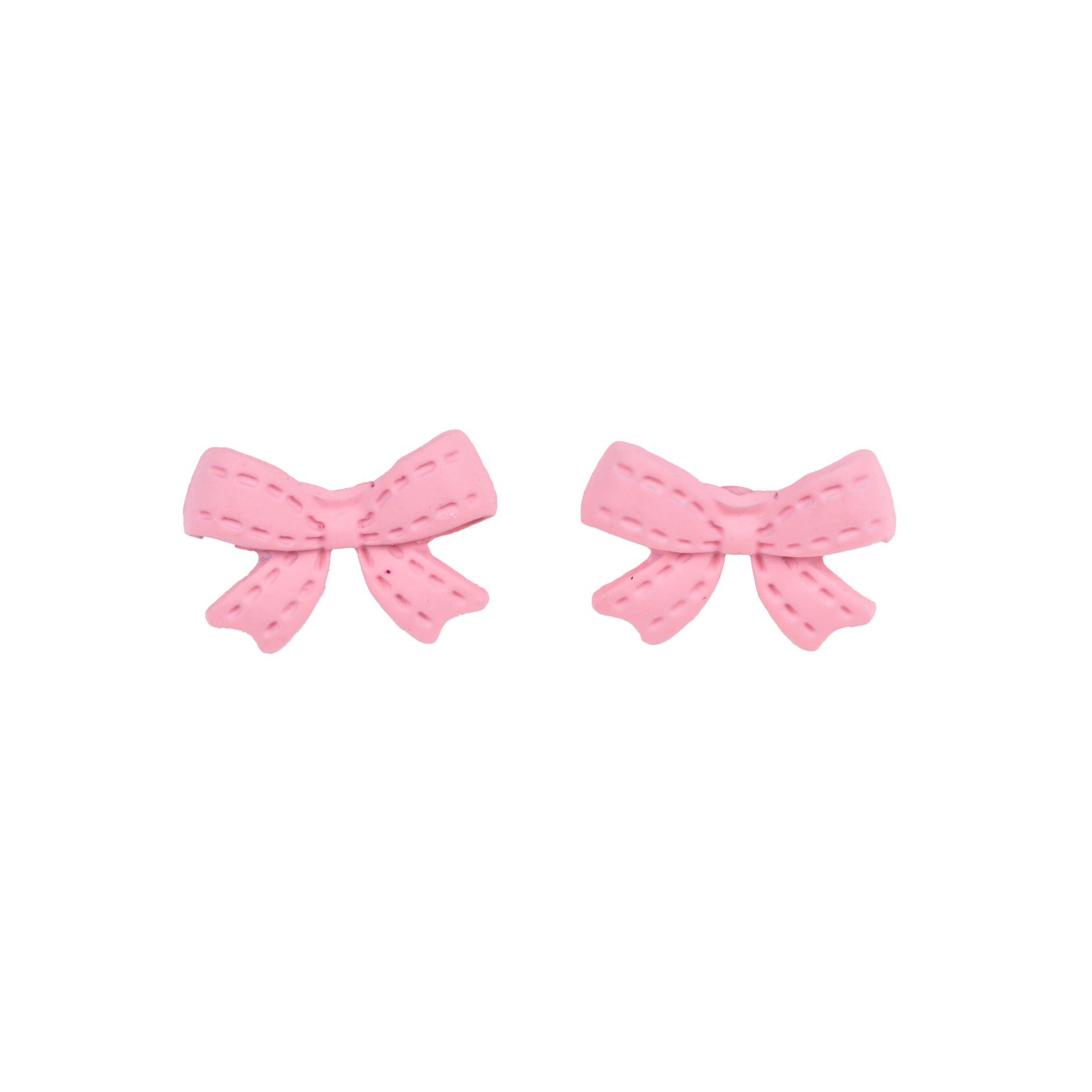 Tiny Knots - Pink - Stud Earrings
