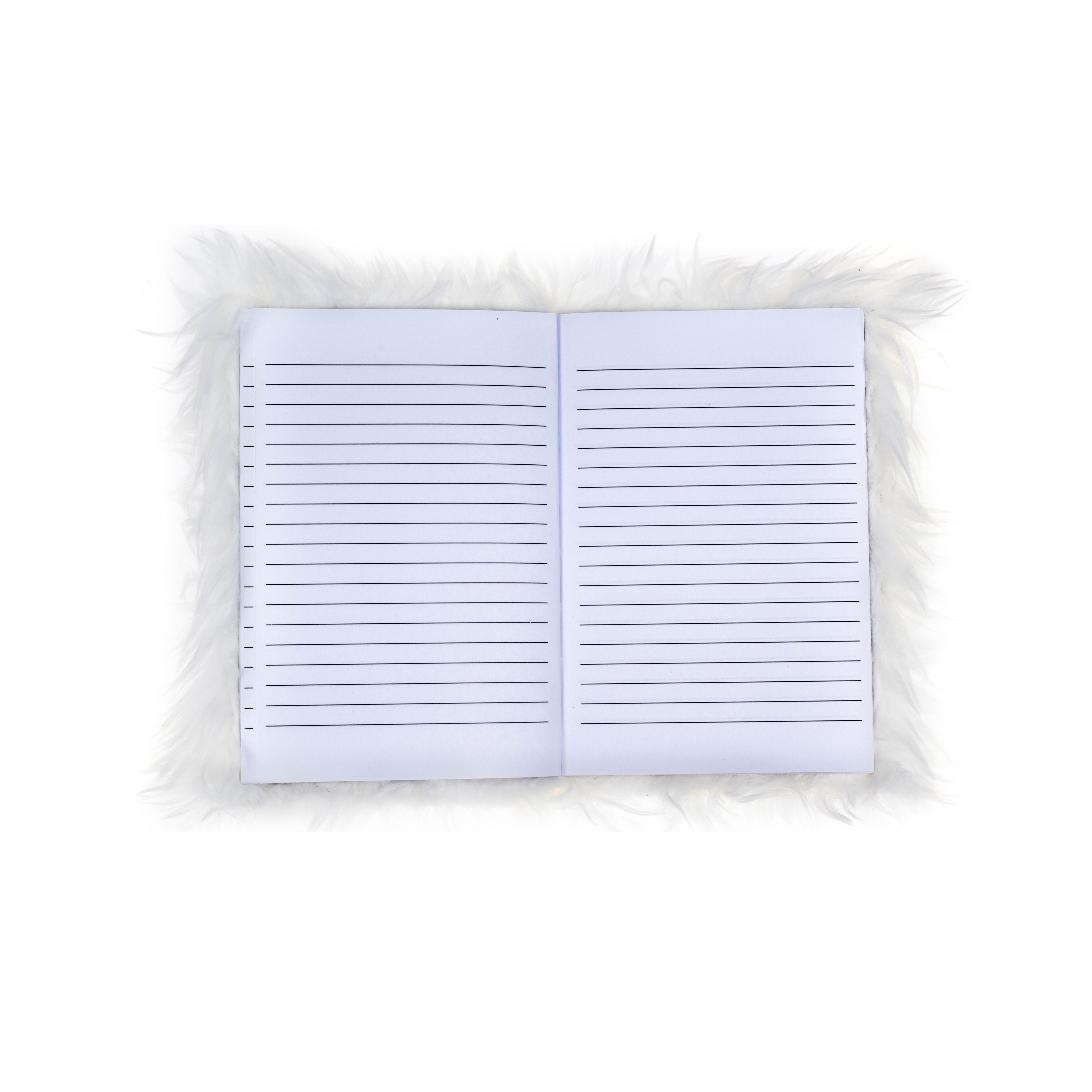 White Fluff Monster - Plush Diary