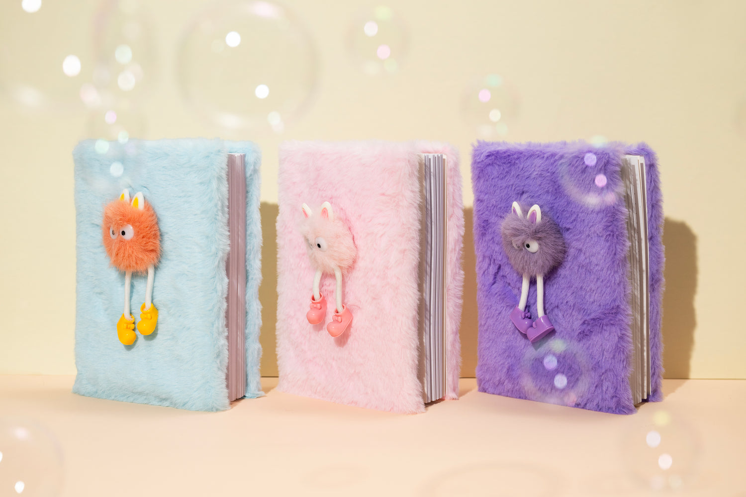 Blue Pitter Paws Plush Diary