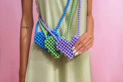 Mini Bead My Heart Bag - Purple