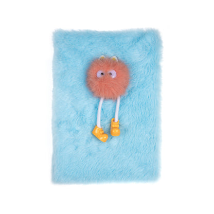 Blue Pitter Paws Plush Diary