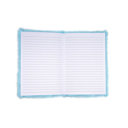 Blue Pitter Paws Plush Diary