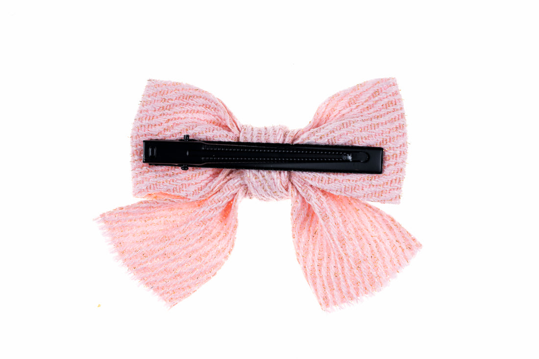 Blush Bow Hairclip