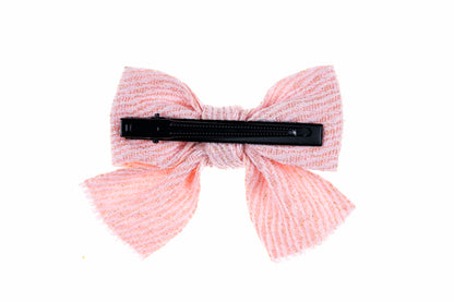 Blush Bow Hairclip