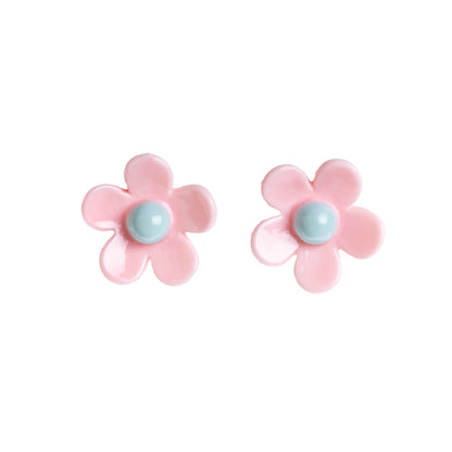 Blush Daisies - Stud Earrings