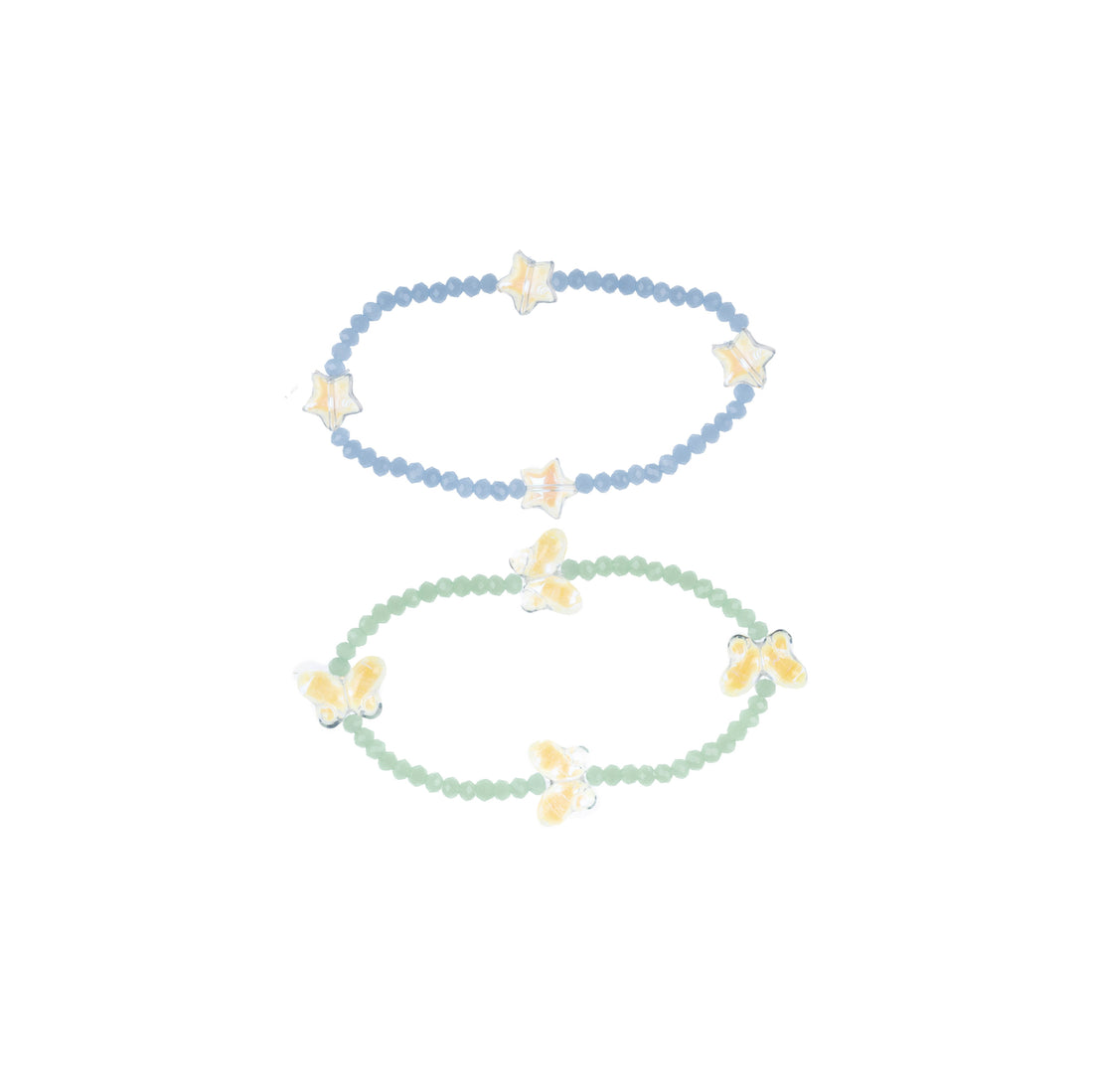 Dew Drop Stretchable Bracelet - Blue