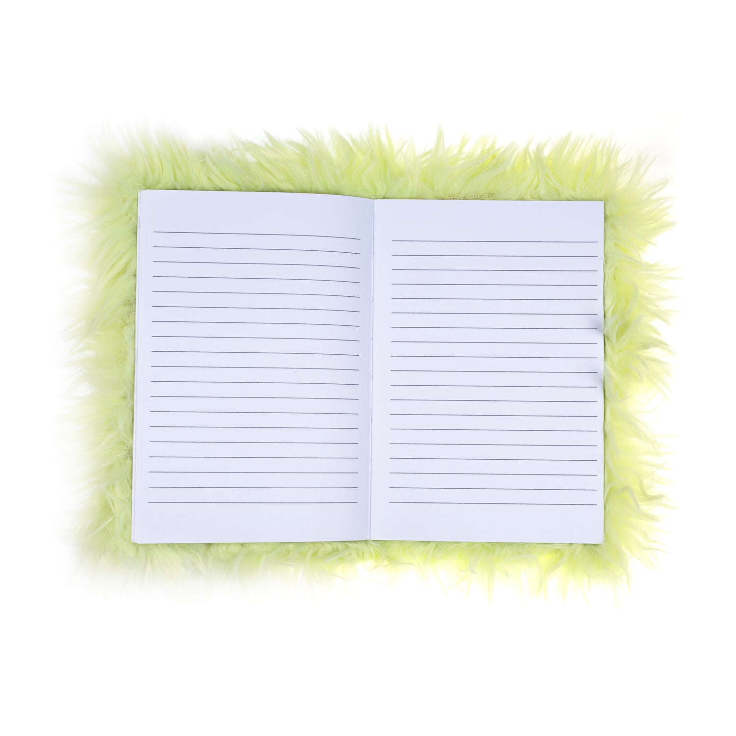 Green Fluff Monster - Plush Diary