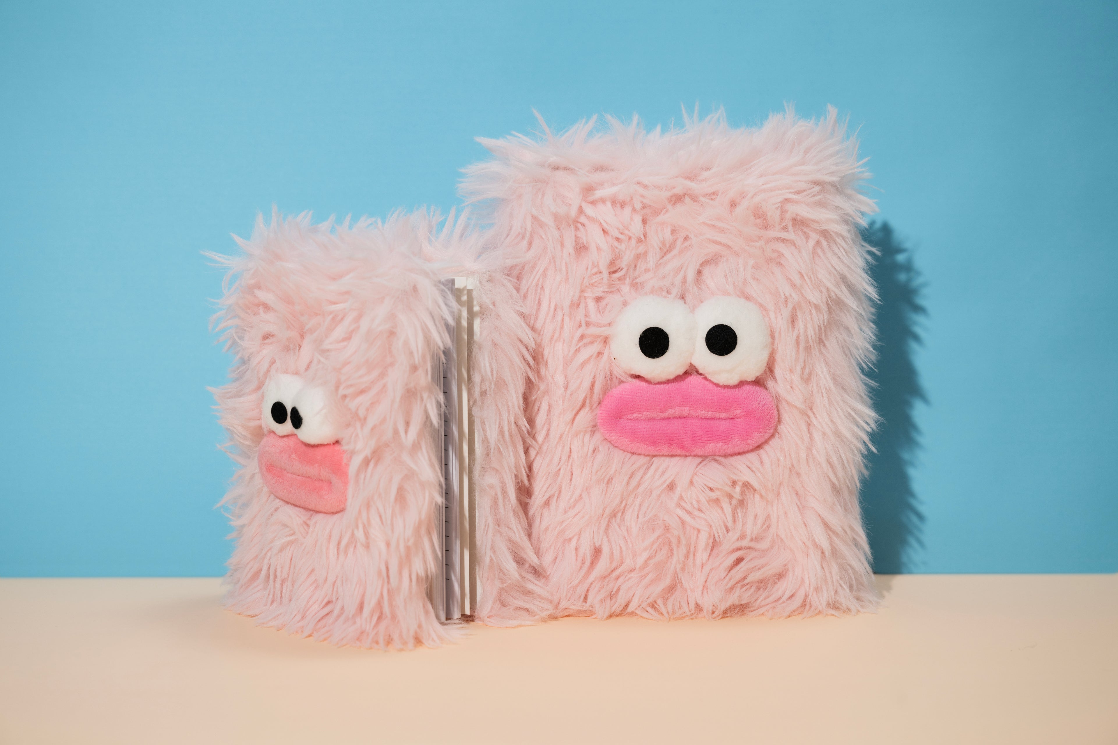 Pink Fluff Monster- Plush Diary
