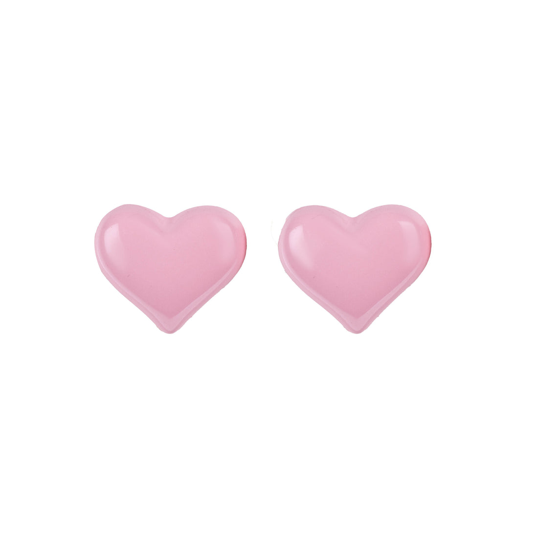 Rosé Hearts  - Stud Earrings