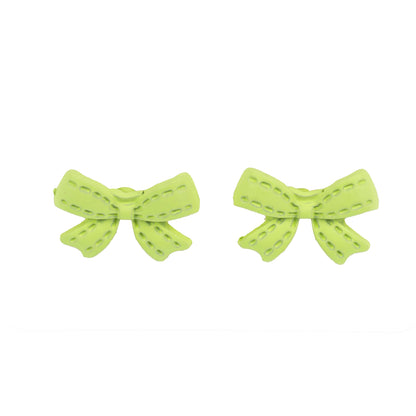 Tiny Knots - Pink  - Stud Earrings